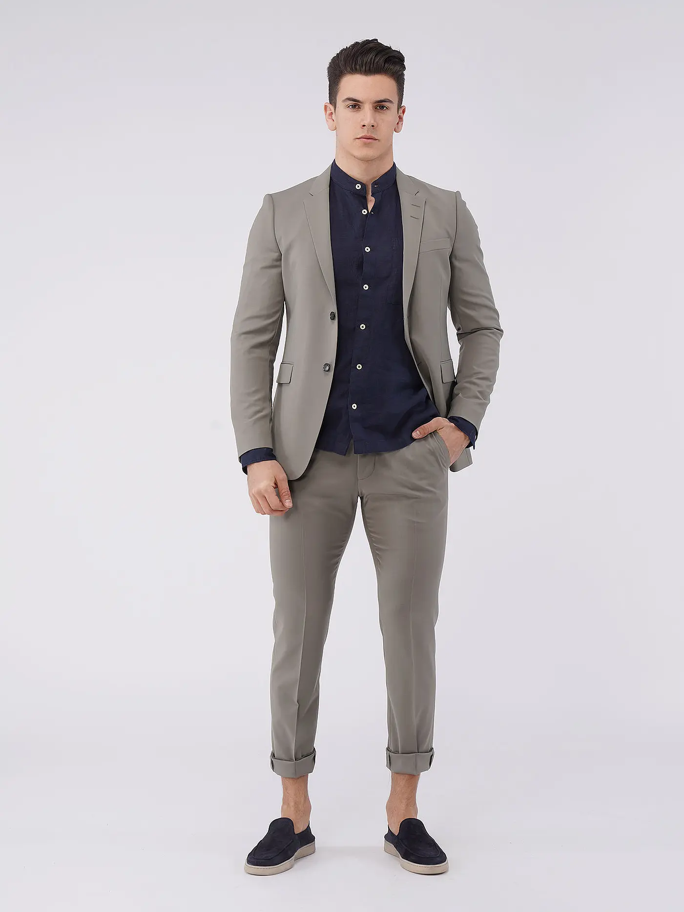 MARC O'POLO | Leinenhemd | blau